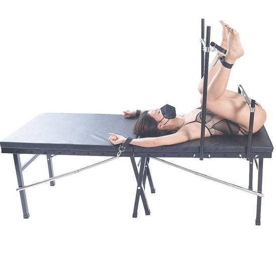 THORN GARDEN™ Multifunctional Bdsm Bed with Restraint Iron Pipe
