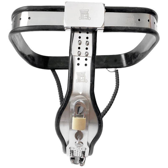 THORN GARDEN™ Women's lockable infibulation pants can be paired with anal plugs and vaginal plugs