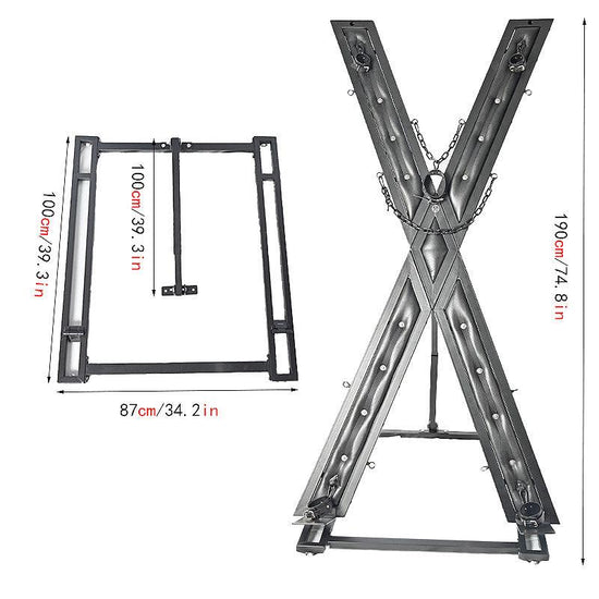 THORN GARDEN™ black st andrews cross - free shipping