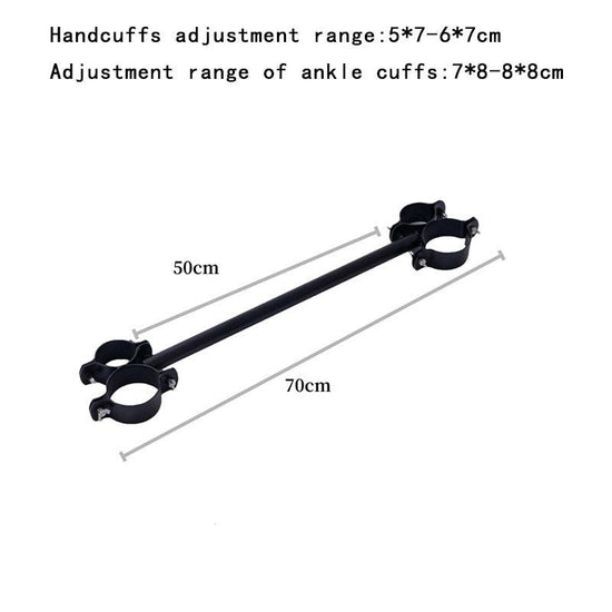 THORN GARDEN™ Straight bar hand and foot restraint shackles free shipping