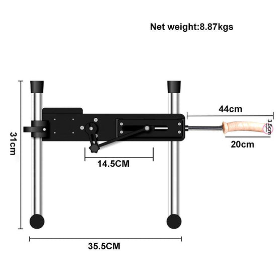 THORN GARDEN™ sex machine with 2penis and free shipping