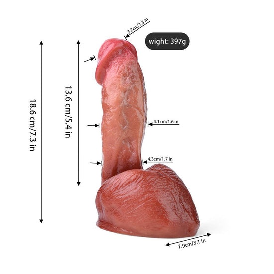 THORN GARDEN™ 1.6in diameter 7.3in long sex machine dildo free shipping G180