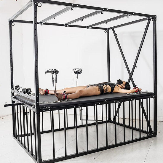 THORN GARDEN™ bdsm cage bed with sex machine - Free Shipping