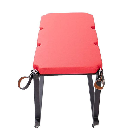 THORN GARDEN™ red leather movable bdsm bed - free shipping