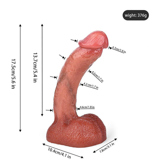 THORN GARDEN™ 1.7in diameter 5.6in long sex machine dildo free shipping G193