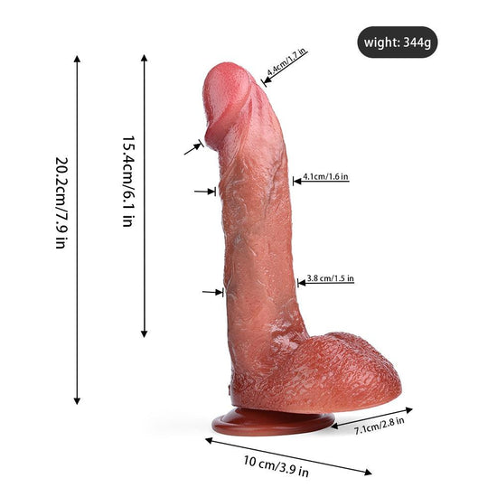 THORN GARDEN™ 1.6in diameter 7.9in long sex machine dildo free shipping G194