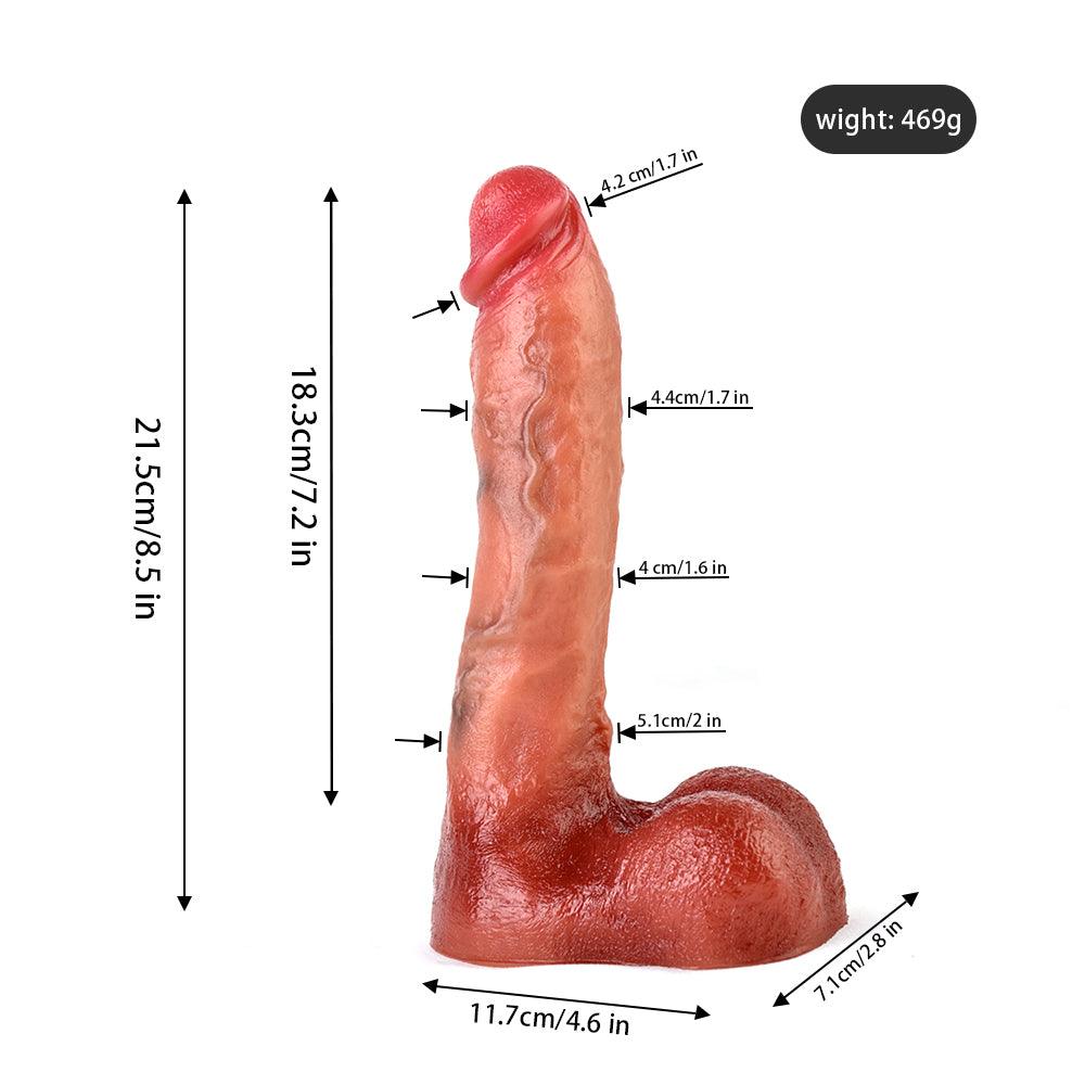 THORN GARDEN™ 1.7in diameter 8.5in long sex machine dildo free shipping G195