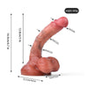 THORN GARDEN™ 1.4in diameter 6.7in long sex machine dildo free shipping G198