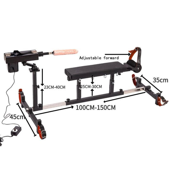 THORN GARDEN™ Upgraded Doggy-Style Four-Limb bondage Rack with leathercuffs- free shipping