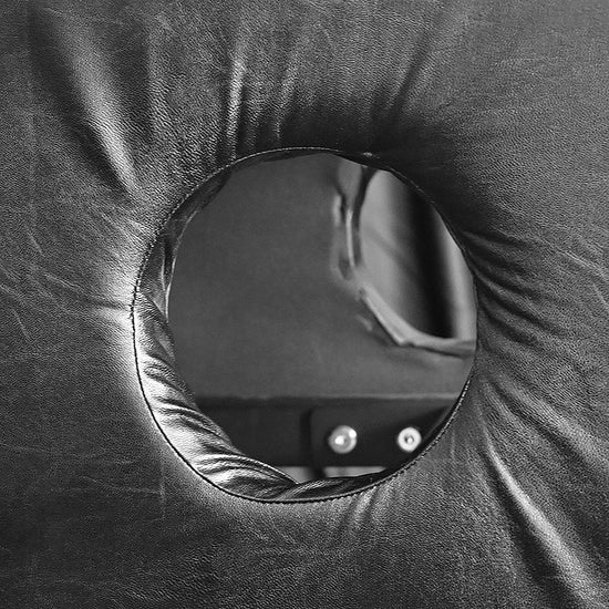 THORN GARDEN™ thick mat black leather spanking bench - Free shipping