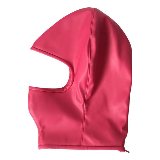 THORN GARDEN™ bondage PU leather hood with exposed eye sockets free shipping