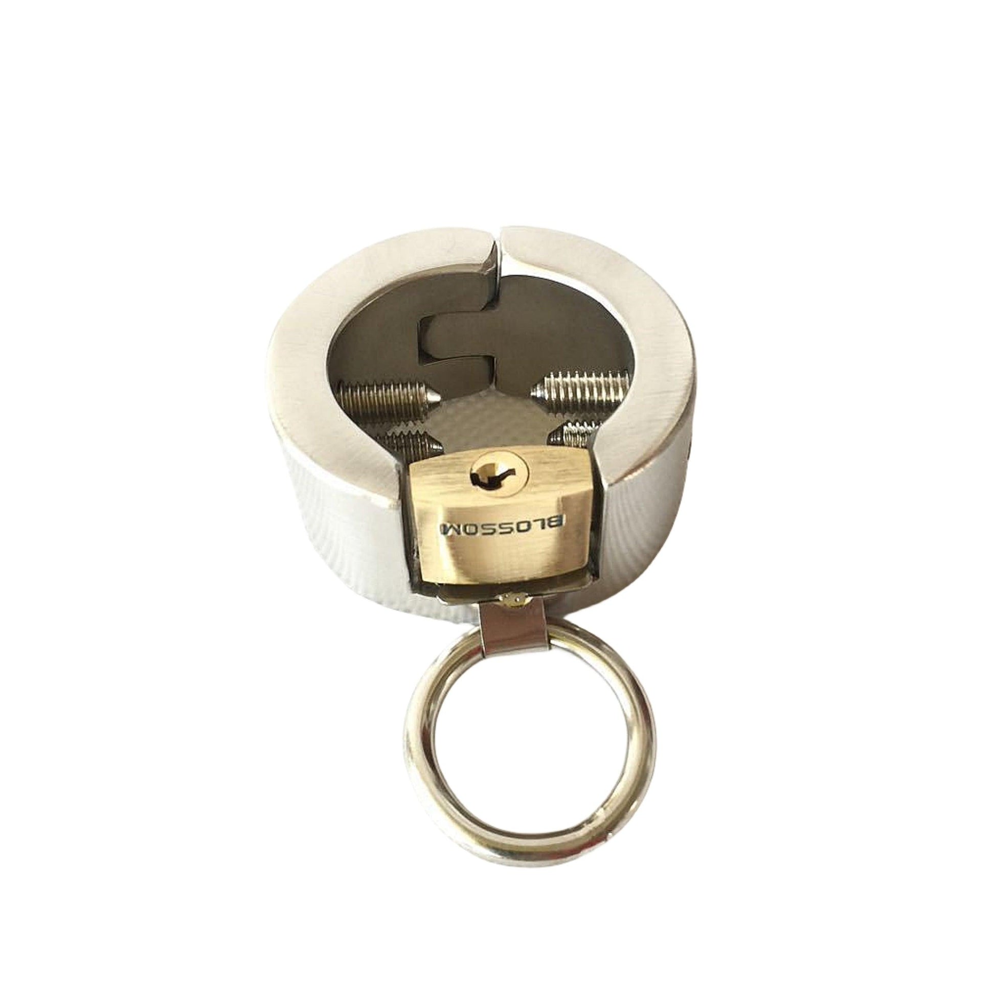 THORN GARDEN™ High-Quality Stainless Steel Cock and Ball Crusher with Lock