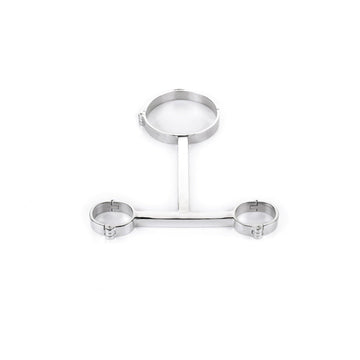 THORN GARDEN™ Stainless Steel Collar & Wrist Cuffs for BDSM Bondage