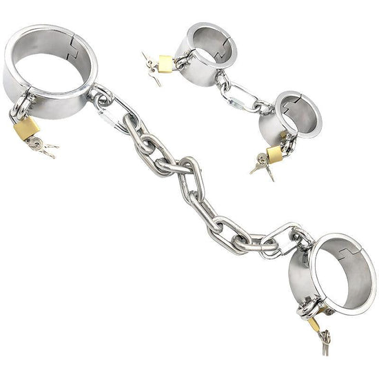 THORN GARDEN™ 6.17Ib 1.57in heigh Hand, foot and neck restraint set free shipping