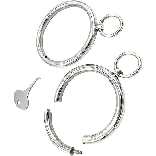 THORN GARDEN™ about 0.6kg thick 1cm Stainless steel ankle cuffs free shipping