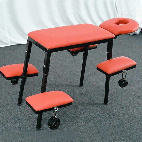 THORN GARDEN™ bdsm red leather spanking bench - Free shipping