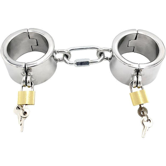 THORN GARDEN™ about 1kg 4cm heigh Stainless steel padlock handcuffs free shipping