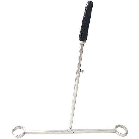 THORN GARDEN™ Stainless Steel Spreader Bar with Adjustable Dildo Mount free shipping