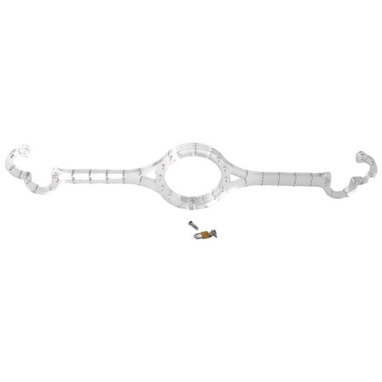 THORN GARDEN™ transparent straight bar wrist and neck cuffs free shipping