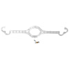 THORN GARDEN™ transparent straight bar wrist and neck cuffs free shipping