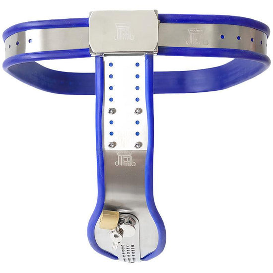 THORN GARDEN™ blue single wire chastity belt for women, can be used with anal plug and vaginal plug
