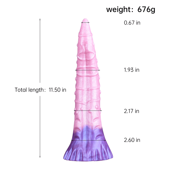 THORN GARDEN™ 2.17in diameter 11.5in long Imitation octopus sex machine dildo G185