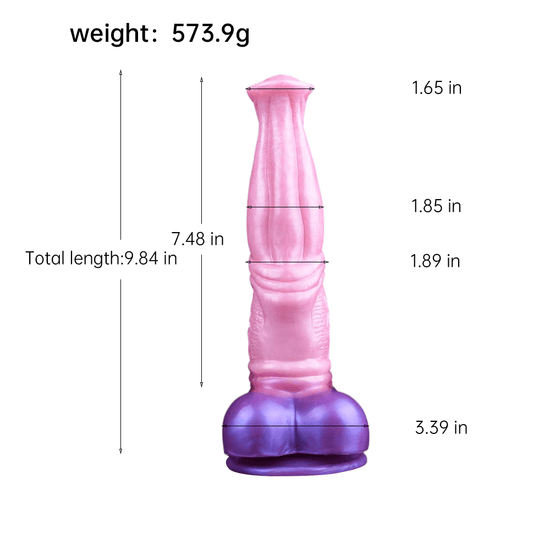 THORN GARDEN™ 1.65-3.39in diameter 9.84in long Imitation horse sex machine dildo G188