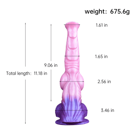 THORN GARDEN™ 1.65in diameter 11.18in long Imitation horse sex machine dildo G189