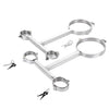 THORN GARDEN™ T-Shaped Bondage Collar: Professional Stainless Steel Hand and Neck
