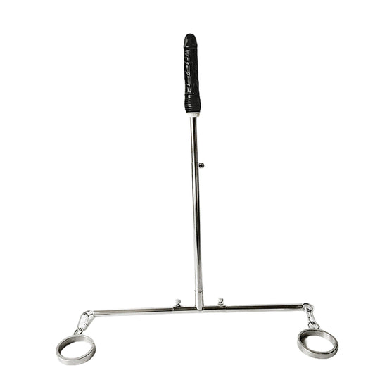 THORN GARDEN™ High-Quality Stainless Steel Standing Posture Bondage Frame with Adjustable Dildo