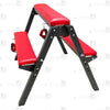 red leather bdsm horse bench