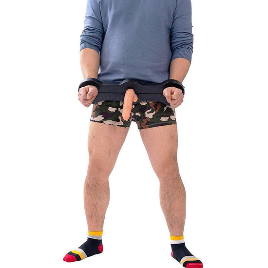 THORN GARDEN™ Scrotal clamp handcuffs integrated torture device free shipping