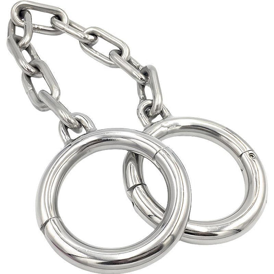 THORN GARDEN™ old style about 1.5kg thick 1.6cm Stainless steel ankle cuffs free shipping