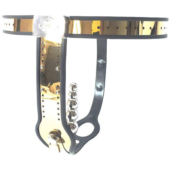 THORN GARDEN™ Titanium female chastity belt Can be used with anal and vaginal plugs