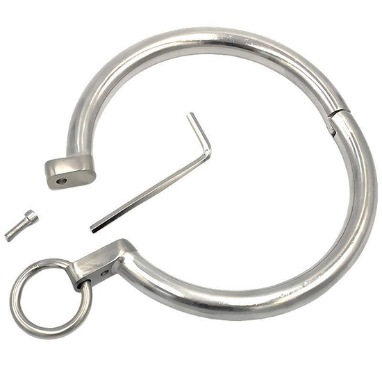 THORN GARDEN™ about 0.7kg 2cm thick stainless steel bdsm collar and free shipping
