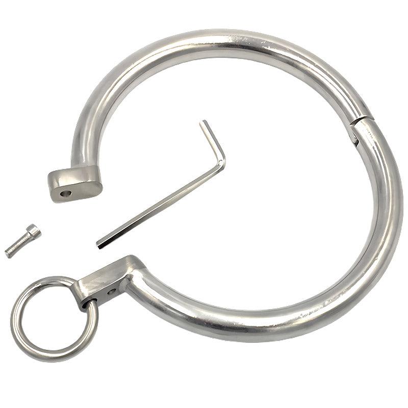 THORN GARDEN™ about 0.7kg 2cm thick stainless steel bdsm collar and free shipping