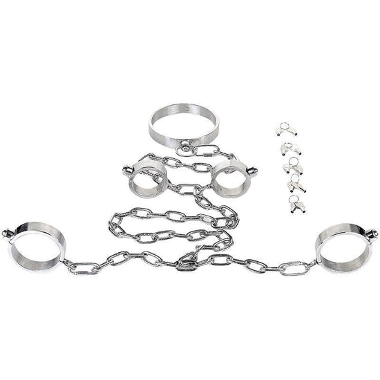 THORN GARDEN™ about 3100g 2.2cm heigh Hand, foot and neck shackles set free shipping