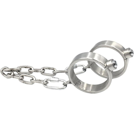 THORN GARDEN™ about 1kg height 2.5cm metal bondage ankle cuffs and free shipping