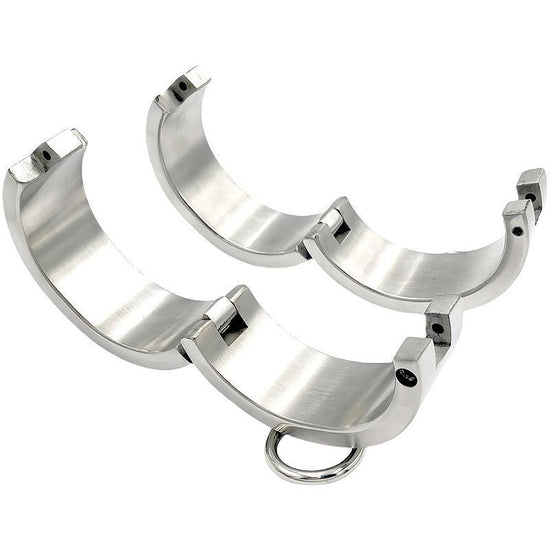 THORN GARDEN™ 0.7kg 3cm heigh Stainless steel screw lock handcuffs with free shipping