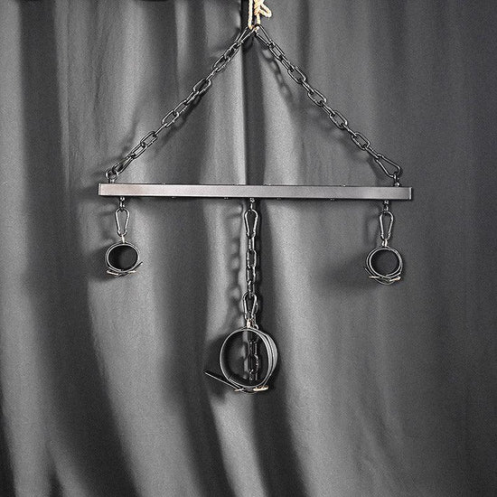 THORN GARDEN™ bdsm metal Spreader Bar with free cuffs and free shipping