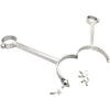 THORN GARDEN™ 1.4kg Hand and neck metal bondage cuffs free shipping