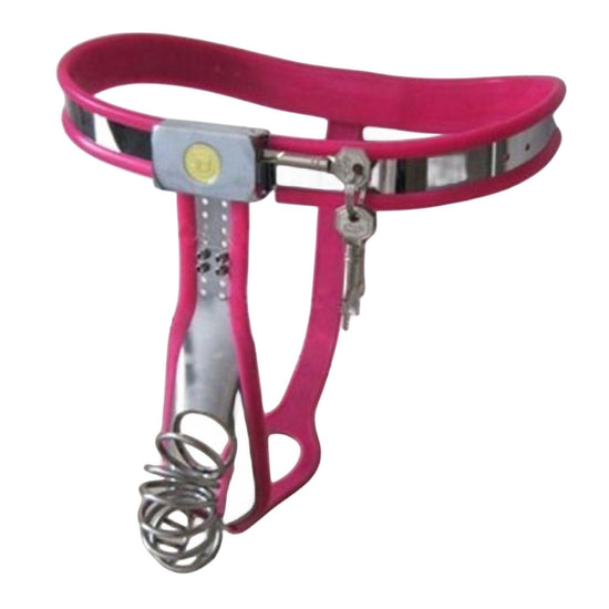 THORN GARDEN™ High-Quality Perforated Penis Prison Cage with Silicone Waist Belt