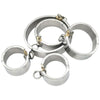 THORN GARDEN™ 2400g bdsm Stainless Steel Shackles Restraint Set and free shipping