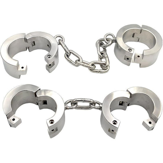 THORN GARDEN™ 4.5kg 6cm heigh heavy duty Screw lock handcuffs free shipping