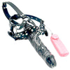 THORN GARDEN™ Double-ended vibrating silicone dildo mouth gag with free shipping