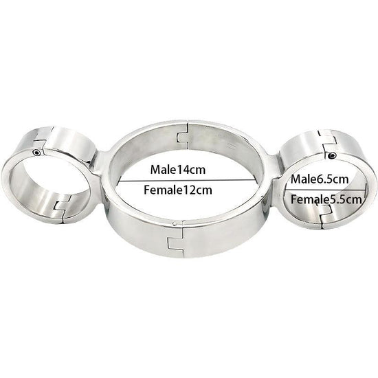 THORN GARDEN™ about 1.1kg Integrated hand and neck shackles free shipping