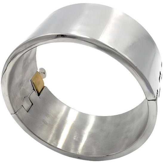 THORN GARDEN™ 1.2kg 5cm high stainless steel bdsm collar with lock and free shipping