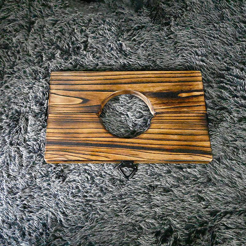 THORN GARDEN™ bdsm wooden neck bondage elm and free shipping