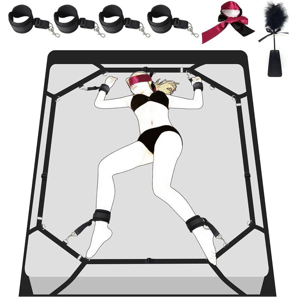 THORN GARDEN™ BDSM Bed Restraint Kit Sex Bondage for Bed Adult Play