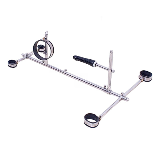 THORN GARDEN™ Stainless steel Doggy Style Bondage Rack with cuffs - free shipping